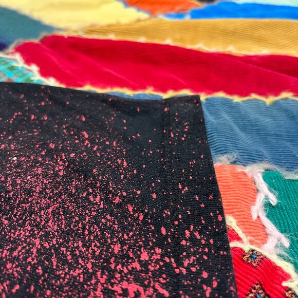 Vintage Chicago Downtown Skyline AOP Wrap Around Black/Red Shirt XL - Picture 4 of 6